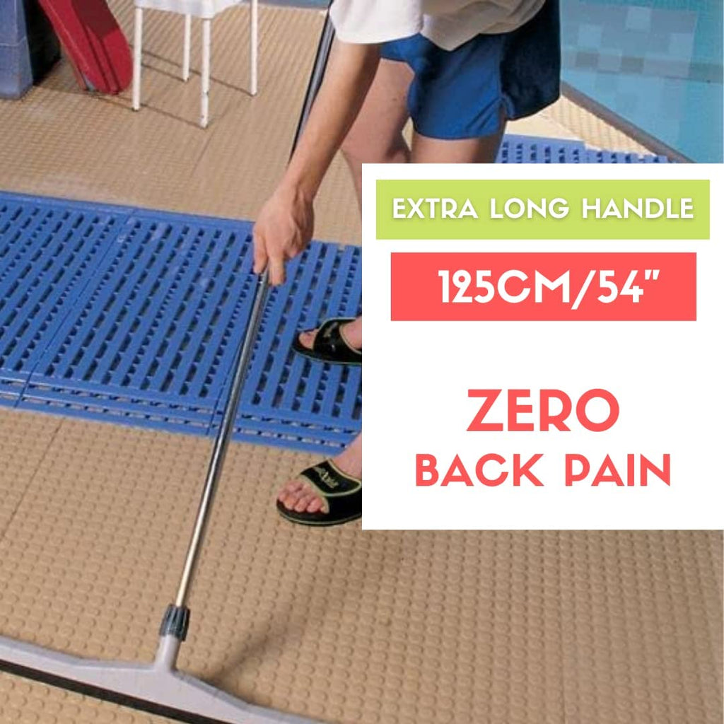 Heavy Duty Floor Squeegee Complete Inc Aluminum Handle 75CM 30"