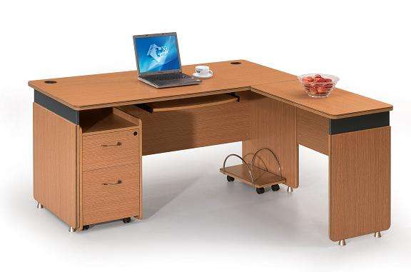 China Manufacturer Supply Custom Woodiness+Iron Luxury Office Table Desks Wood Sets