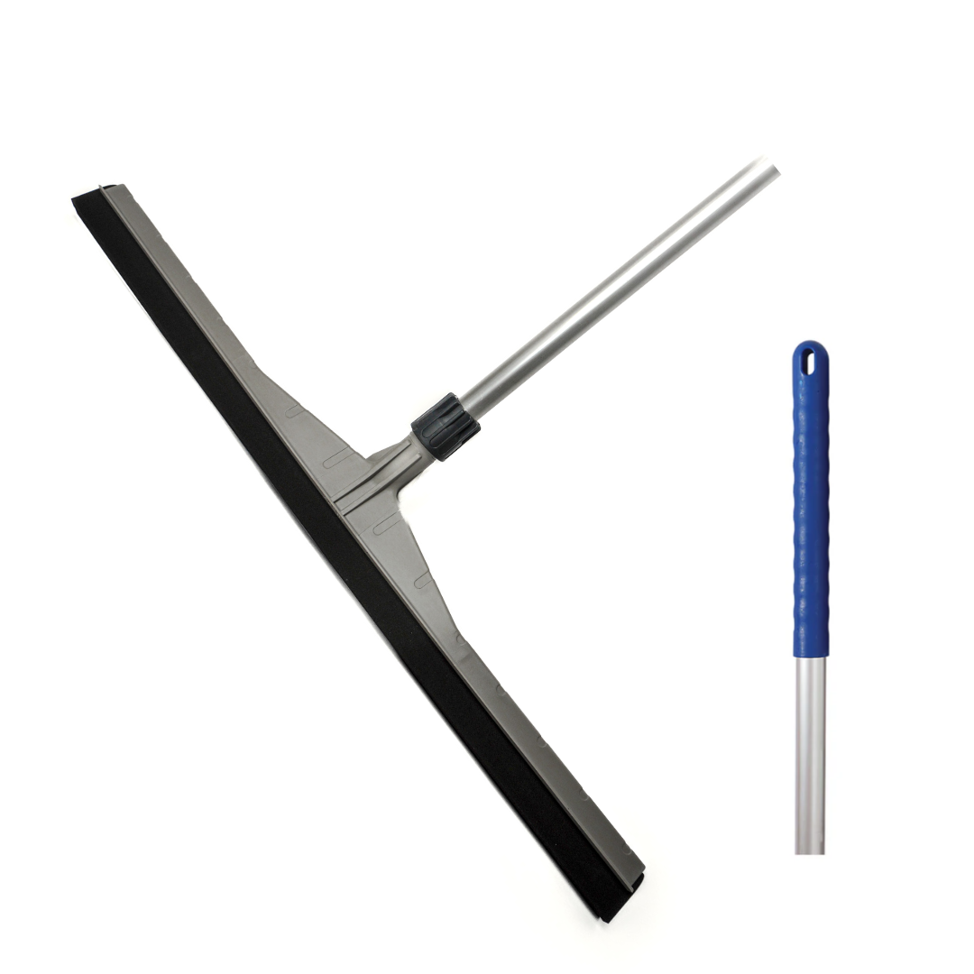 Heavy Duty Floor Squeegee Complete Inc Aluminum Handle 75CM 30"