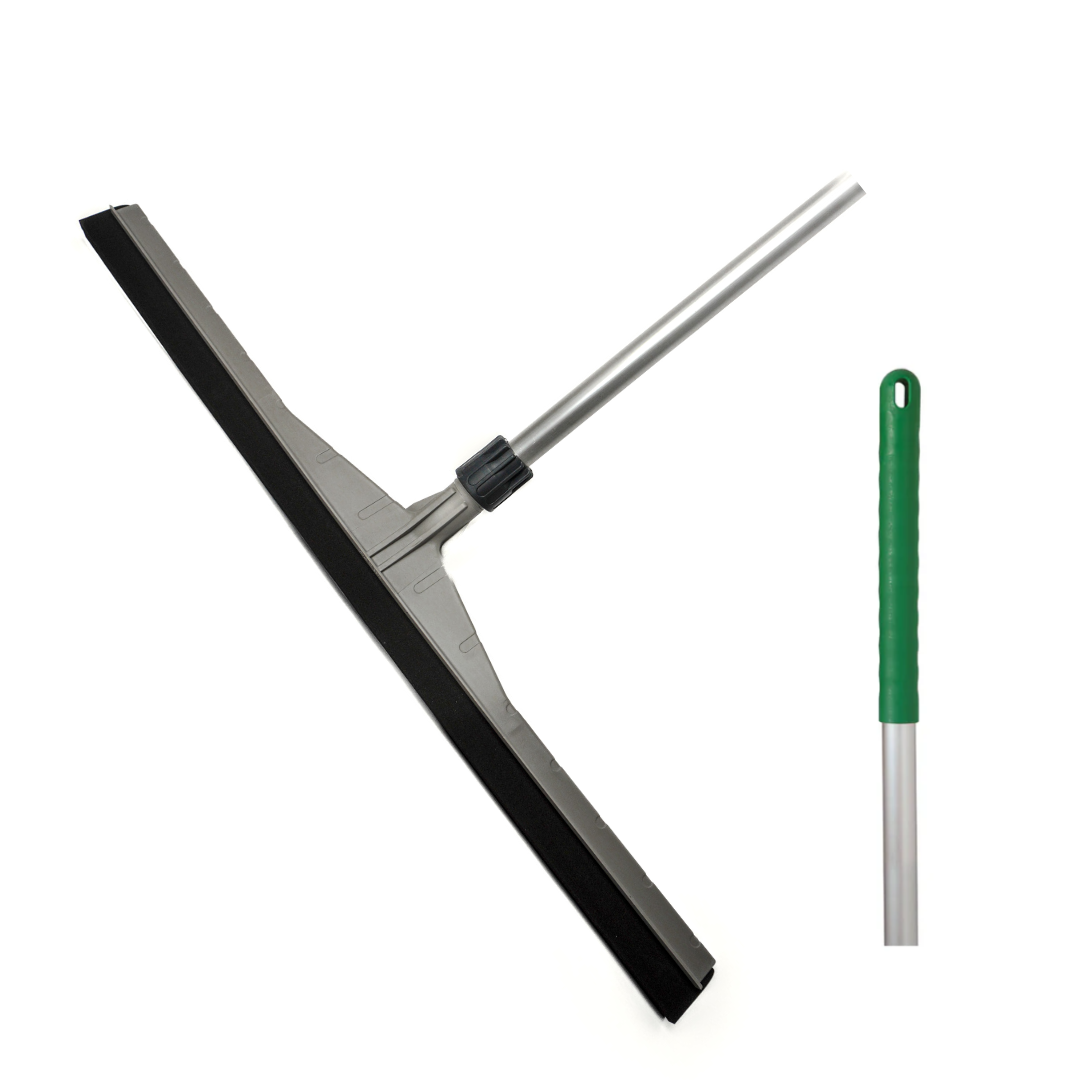 Heavy Duty Floor Squeegee Complete Inc Aluminum Handle 75CM 30"