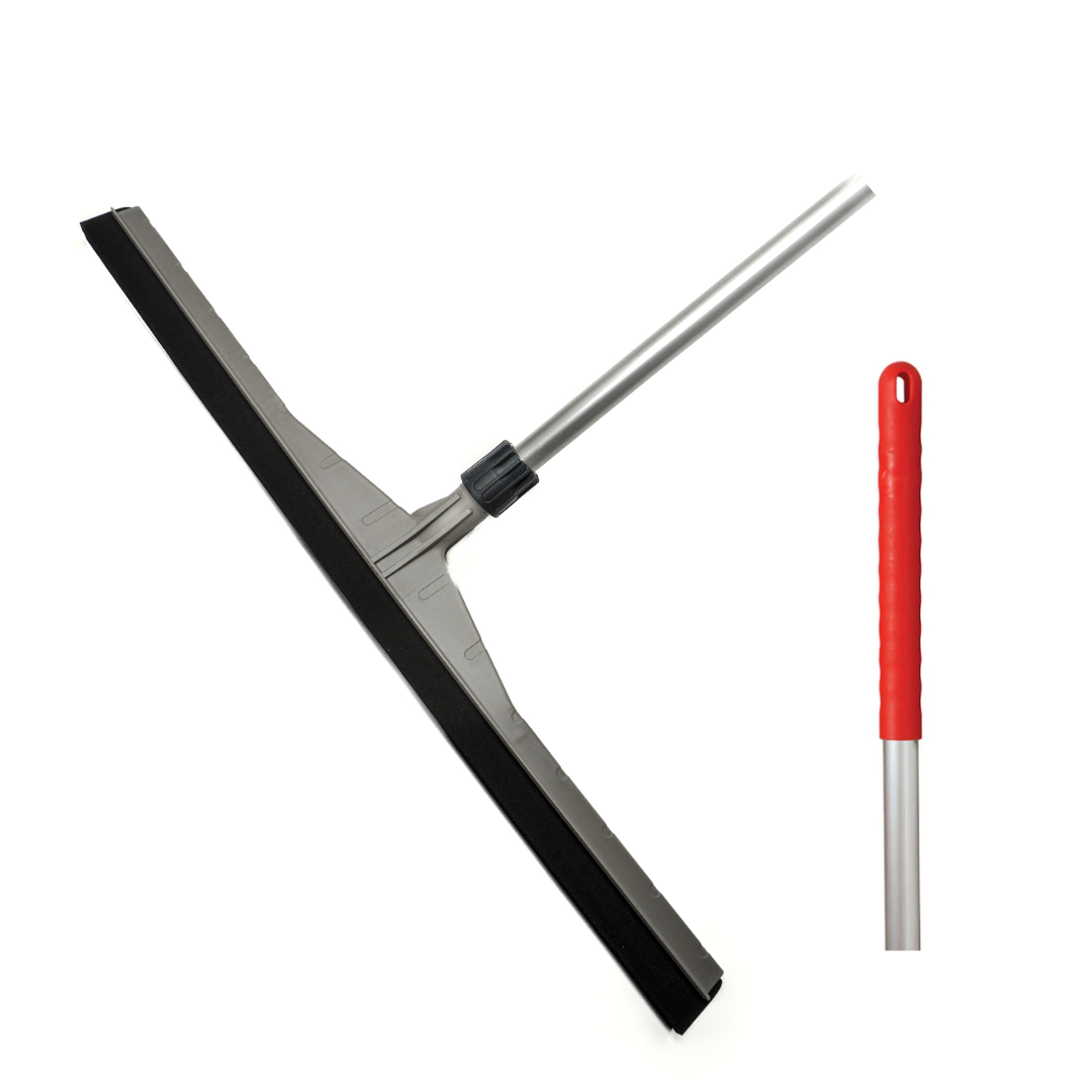 Heavy Duty Floor Squeegee Complete Inc Aluminum Handle 75CM 30"