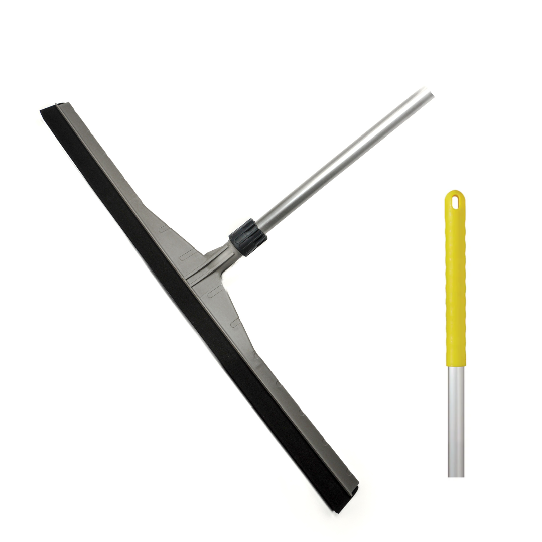 Heavy Duty Floor Squeegee Complete Inc Aluminum Handle 75CM 30"